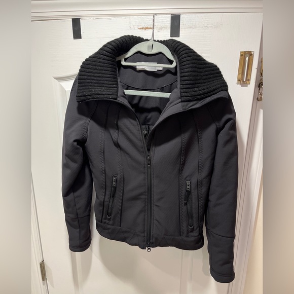 STELLA MCCARTNEY ADIDAS PRIMALOFT LADIES BLACK JACKET-S - Picture 5 of 12